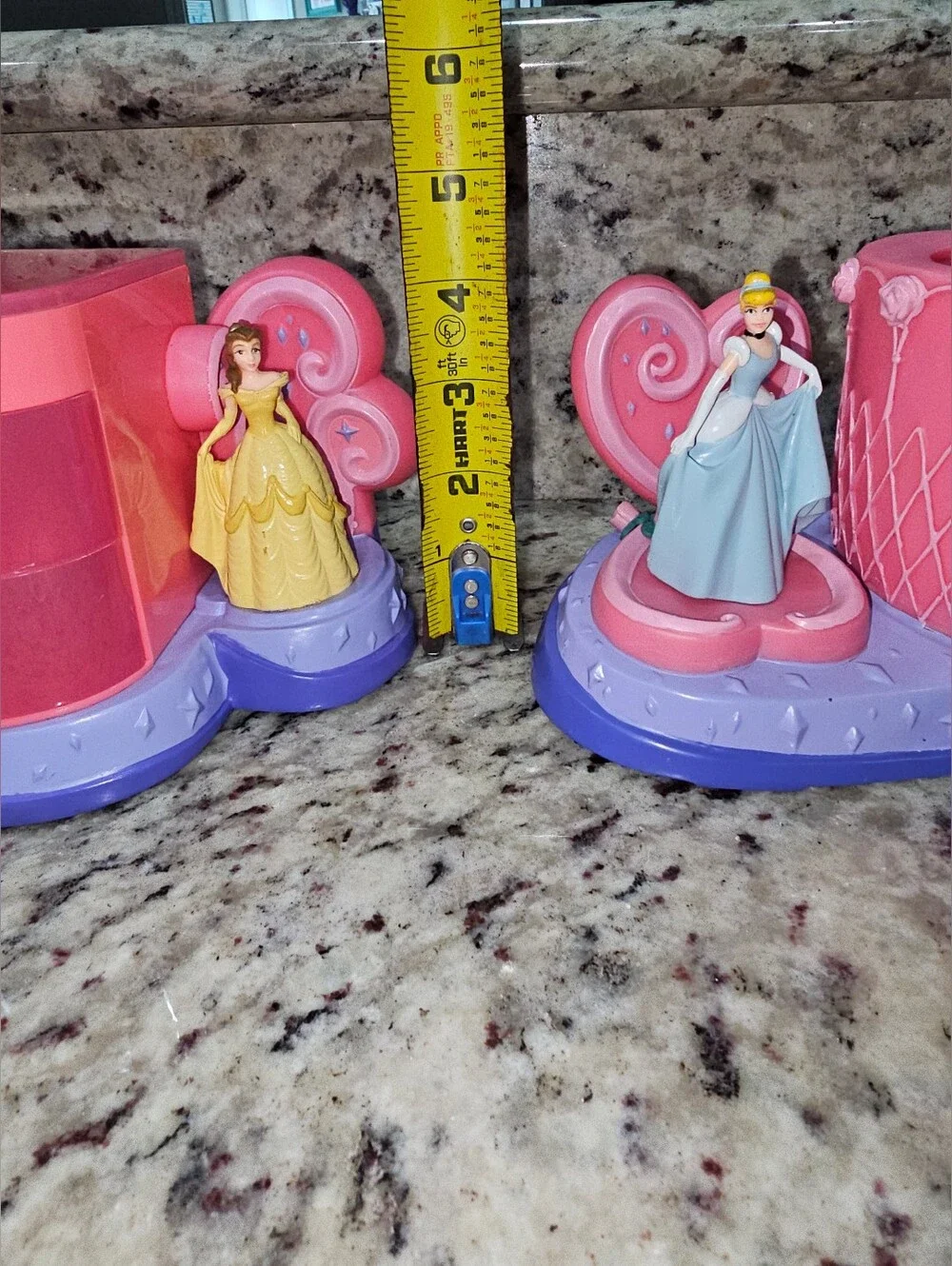 90s Disney Princess Desk Accessories Pencil Holder Drawers Plastic